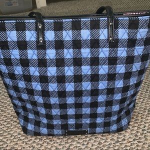 Vera Bradley Checkered Tote Bag (like new)